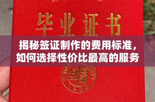 涿鹿揭秘签证制作的费用标准，如何选择性价比最高的服务？