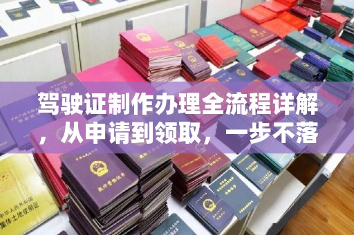 涿鹿驾驶证制作办理全流程详解，从申请到领取，一步不落